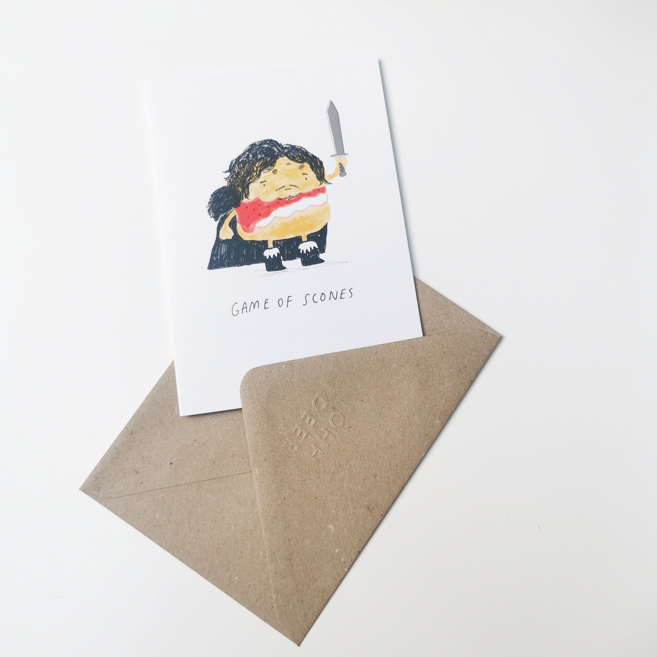 Grußkarte "Game of Scones" von Ohh Deer